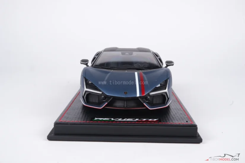 Lamborghini Revuelto NA63 (2026) kék, 1:18 MR Collection