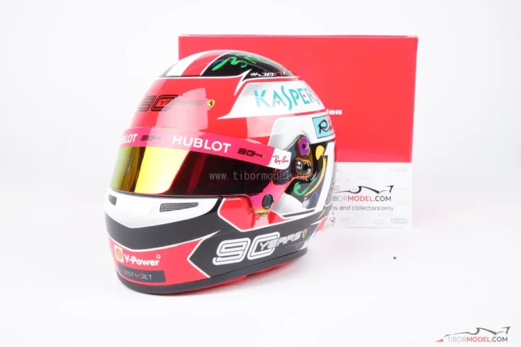 Charles Leclerc 2019 VC USA+Brazília mini prilba, Ferrari, 1:2 Bell