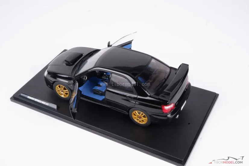 Subaru Impreza WRX STi (2004) fekete, 1:18 Solido
