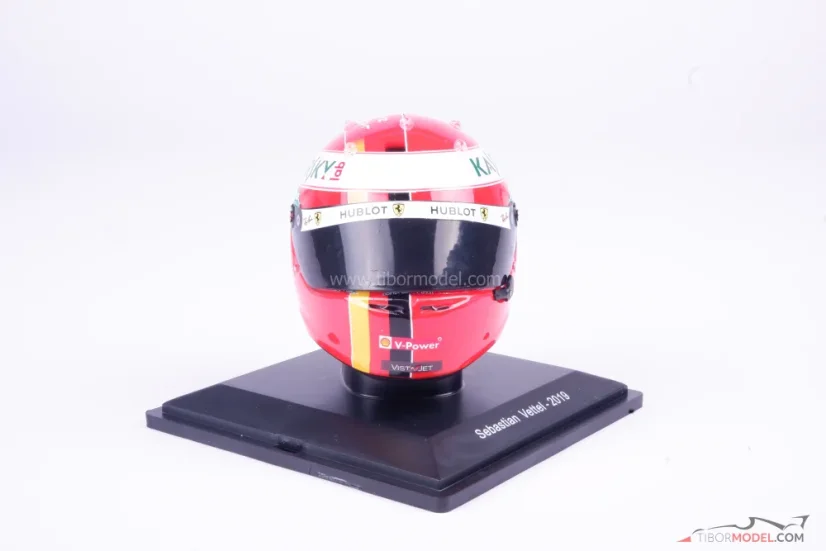 Sebastian Vettel 2019 VC Monaka, Ferrari prilba, 1:5 Spark