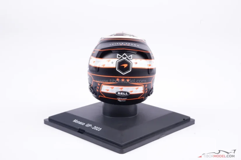 Oscar Piastri 2023, GP Monaco McLaren helmet, 1:5 Spark