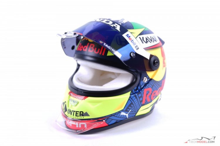 Sergio Perez 2021 Red Bull prilba, 1:2 Schuberth