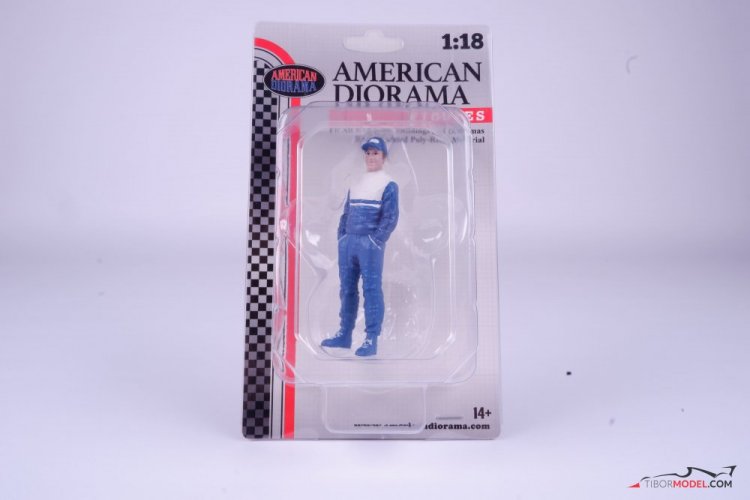 Figure Damon Hill, 1:18 American Diorama