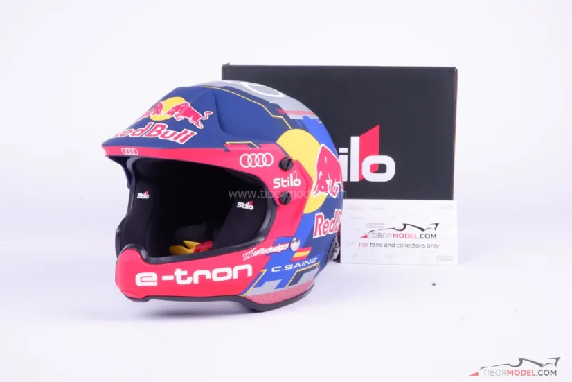 Carlos Sainz 2024 Dakar Rally mini helmet, 1:2 Stilo