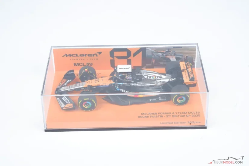 McLaren MCL39 - Oscar Piastri (2025), British GP, 1:43 Minichamps