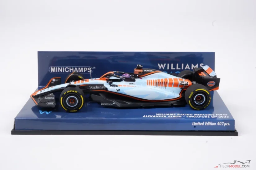 Williams FW45 - Alex Albon (2023), Singapur, 1:43 Minichamps