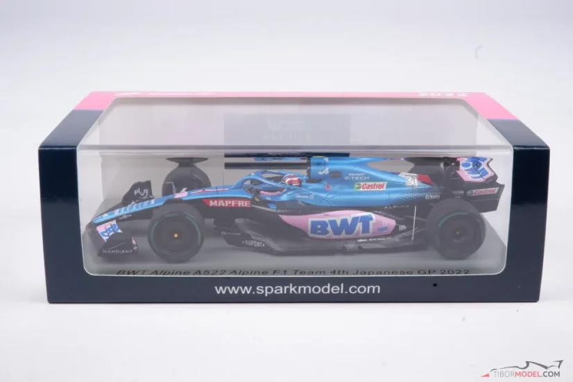 Alpine A522 - Esteban Ocon (2022), Japán Nagydíj, 1:43 Spark