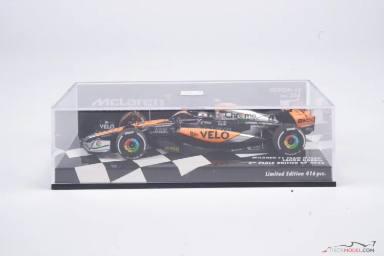 McLaren MCL60 - Lando Norris (2023), VC Veľkej Británie, 1:43 Minichamps McLaren MCL60 - Lando Norris (2023), VC Veľkej Británie, 1:43 Minichamps