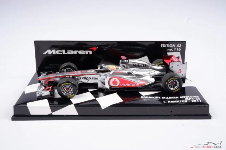 Model car McLaren MP4-26 Hamilton 2011, 1:43 Minichamps