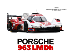Porsche 963 - Campbell/ Estre/ Vanthoor (2025), Le Mans, 1:18 Solido