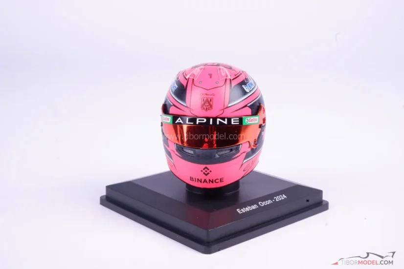 Esteban Ocon 2024, Alpine helmet, 1:5 Spark