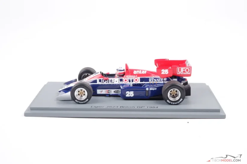 Ligier JS23 - Francois Hesnault (1984), British GP, 1:43 Spark