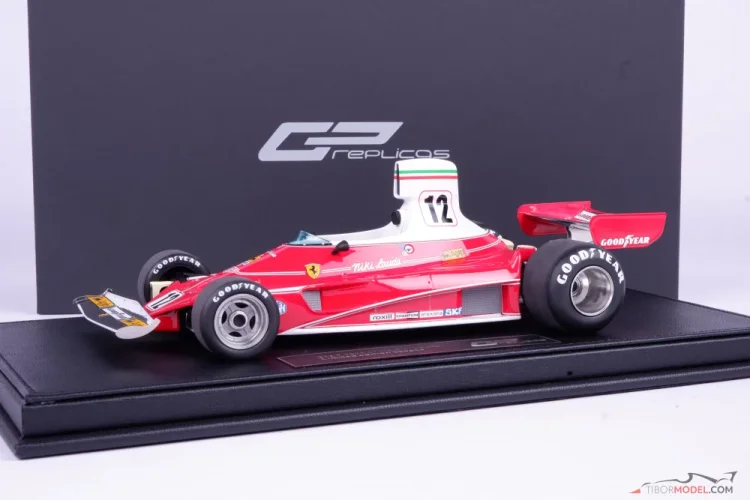 Model car Ferrari 312T Lauda 1975, 1:18 GP Replicas | Tibormodel.com