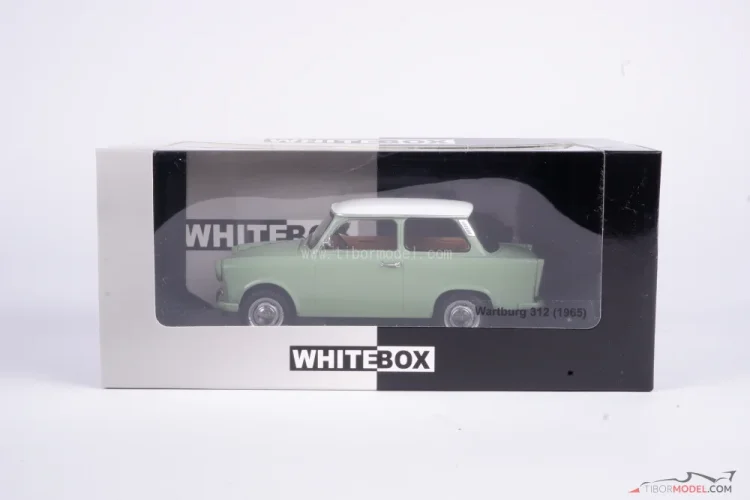 Trabant 601 (1965) zöld, 1:24 Whitebox