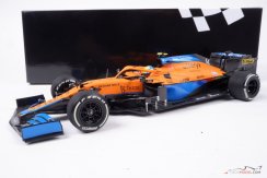 McLaren MCL35M - L. Norris (2021), 2. helyezett Olasz Nagydíj, 1:18 Minichamps