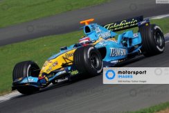 Renault R25 - Fernando Alonso (2005), Brit Nagydíj, 1:18 Minichamps
