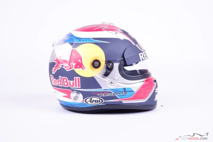 Max Verstappen 2015 Toro Rosso, mini helmet, 1:2 Arai