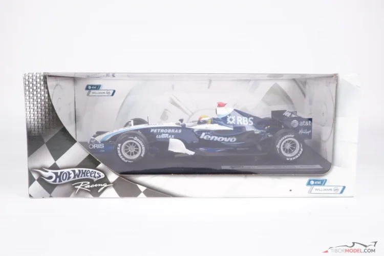 Model car Williams FW29 Rosberg 2007, 1:18 Hot Wheels | Tibormodel.com
