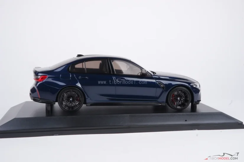 BMW M3 (2020) blue metallic, 1:18 Minichamps