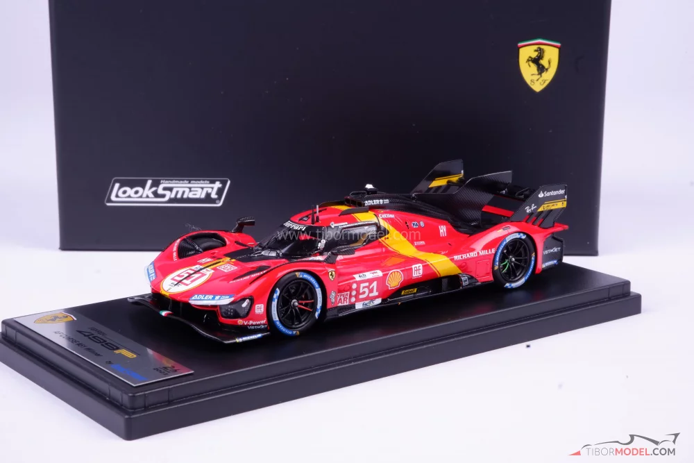 Model Ferrari 499P Winner LeMans 2023, 1:43 Looksmart | Tibormodel.com