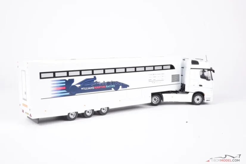 Mercedes Actros - týmový kamion Williams F1 tým 2016, 1:43 Altaya