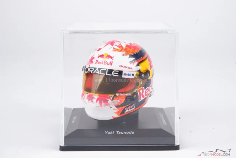 Yuki Tsunoda 2025 mini prilba, Red Bull, 1:5 Spark