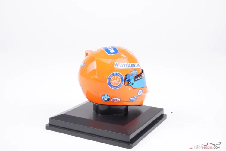 Alex Albon 2025 Miami GP mini helmet, Williams Racing, 1:5 Spark