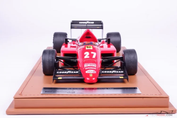 Model car Ferrari F1/86 Alboreto 1986, Tecnomodel | Tibormodel.com