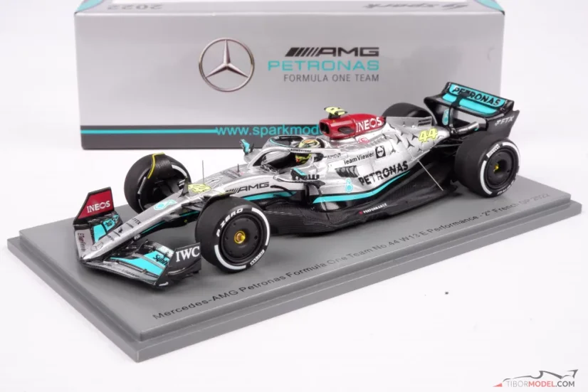 Mercedes W13 - Lewis Hamilton (2022), VC Francie, 1:43 Spark