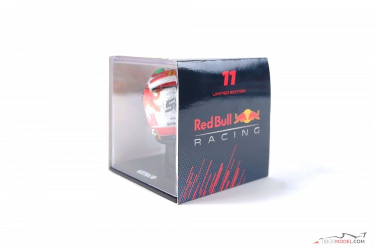 Sergio Perez 2021 Red Bull helmet, Austrian GP, 1:4 Schuberth