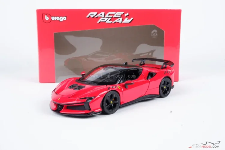 Ferrari SF90 XX Stradale 2024 échelle 1/18 – Bburago 1802011 – Miniature Neuve
