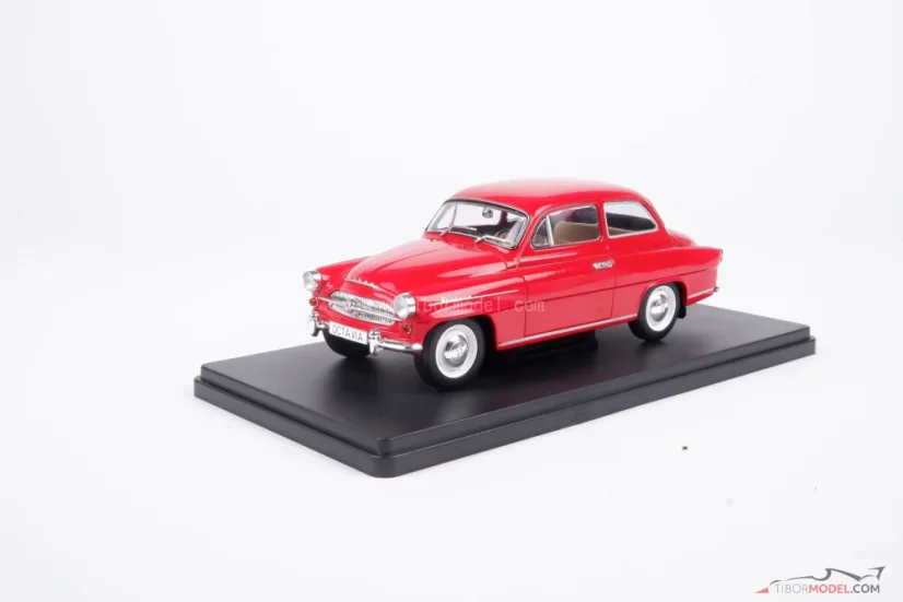 Skoda Octavia Super (1959) red, 1:24 Whitebox