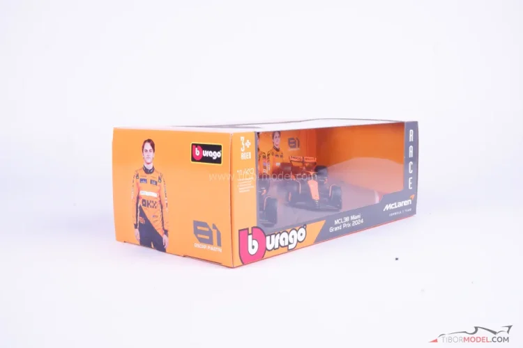 McLaren MCL38 Norris + Piastri (2024), dvojbalenie, 1:43 BBurago McLaren MCL38 Norris + Piastri (2024), dvojbalenie, 1:43 BBurago