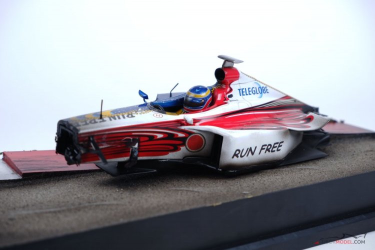 BAR 01 - R. Zonta 1999, nehoda Spa, 1:18