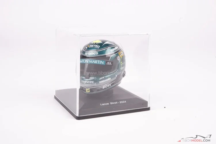 Lance Stroll 2024, Aston Martin přilba, 1:5 Spark