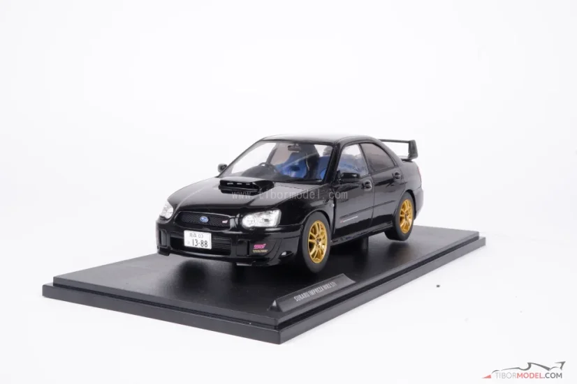 Subaru Impreza WRX STi (2004) fekete, 1:18 Solido