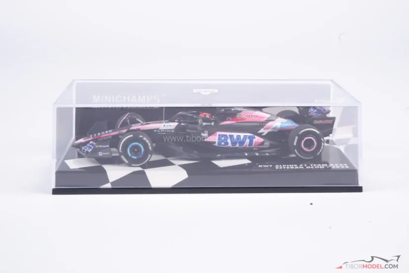 Alpine A524 - Esteban Ocon (2024), 1:43 Minichamps