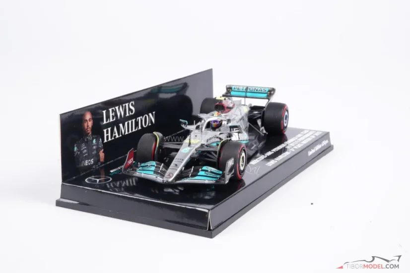 Mercedes W13 - Lewis Hamilton (2022), British GP, 1:43 Minichamps
