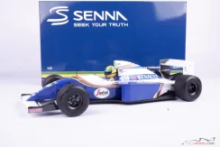 Williams FW16 - Ayrton Senna (1994), San Marino, versenykoszolt változat, 1:12 Minichamps