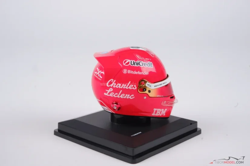 Charles Leclerc 2025 Olasz Nagydíj mini sisak, Ferrari, 1:5 Looksmart