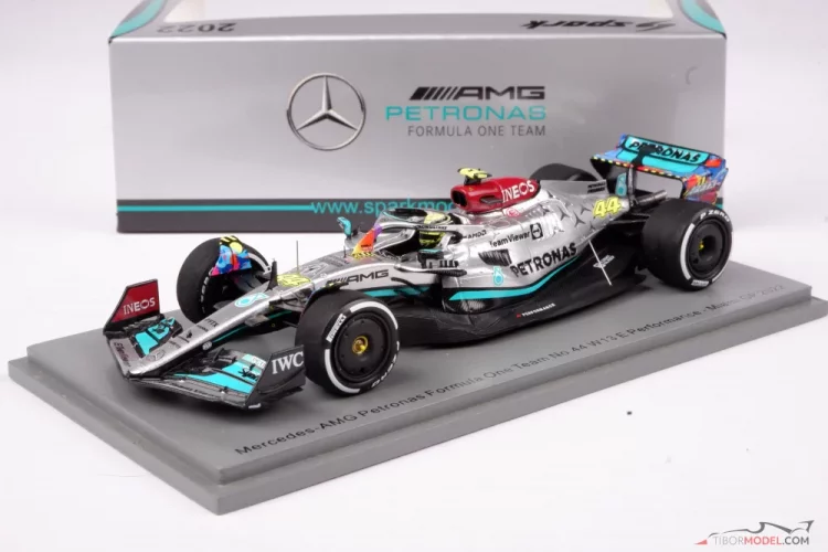 Mercedes W13 - Lewis Hamilton (2022), Miami GP, 1:43 Spark