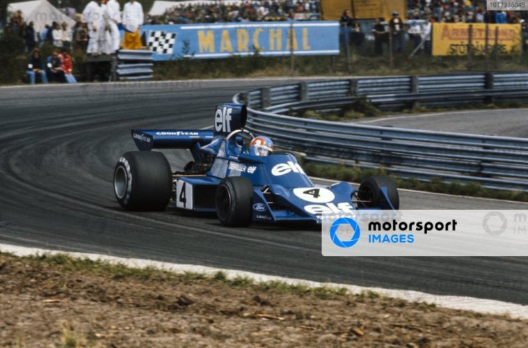 Tyrrell 007 - Patrick Depailler (1974), 2nd place Swedish GP, without driver figure, 1:18 GP Replicas