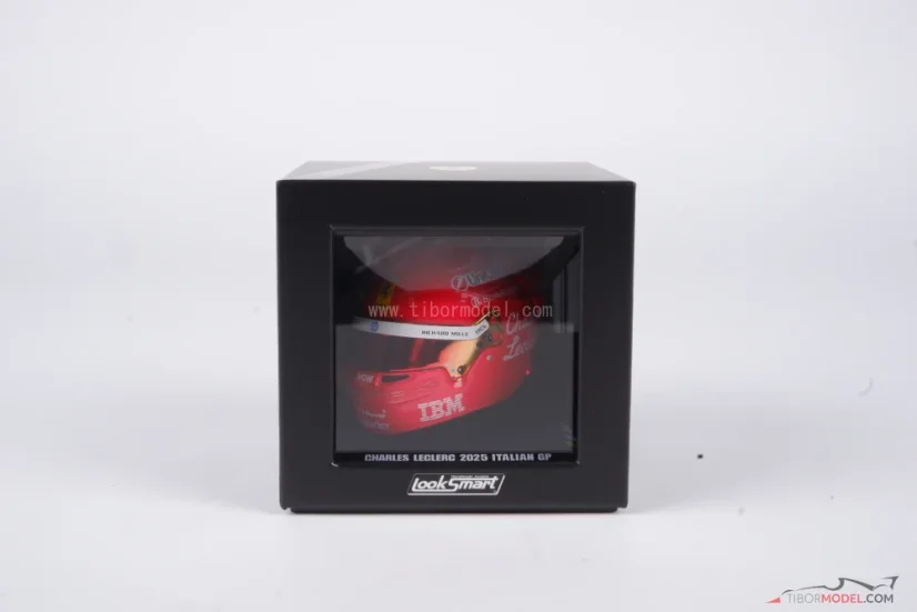 Charles Leclerc 2025 Olasz Nagydíj mini sisak, Ferrari, 1:5 Looksmart