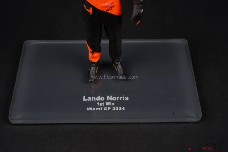 Figure Lando Norris 2024, Miami GP, McLaren, 1:18