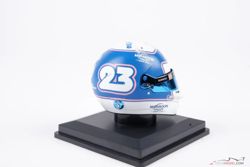 Alex Albon 2024 Monaco GP, Williams helmet, 1:5 Spark