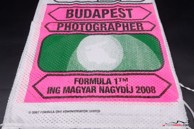 Originálny dres fotografa F1 VC Maďarska 2008