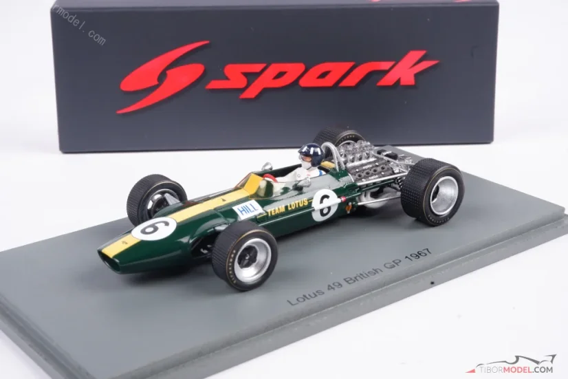 Lotus 49 - Graham Hill (1967), VC Velké Birtánie, 1:43 Spark