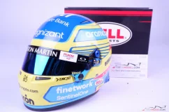 Fernando Alonso 2023 Aston Martin helmet, 1:2 Bell