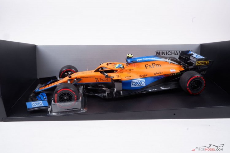 McLaren MCL35M - L. Norris (2021), Pole Pozíció Orosz Nagydíj, 1:18 Minichamps