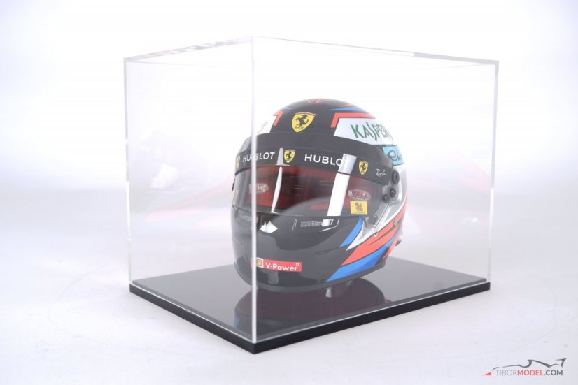 Showcase for a half scale helmet 1:2, Safe